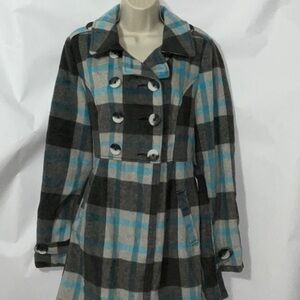 💲Arizona Plaid Coat, Size M